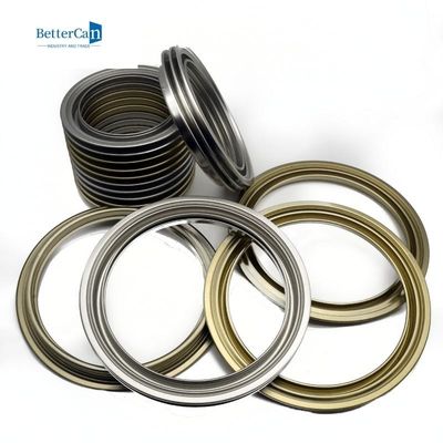 0.23mm Tinplate Material Plain Parts 500ML Round Metal Tin Can Lids Bottom With 42mm Plastic Lid