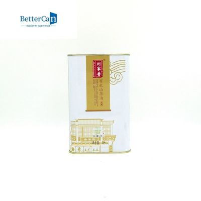 Rectangular Olive Oil Tin Can Packaging 1 Quart Empty Paint Can With Lid