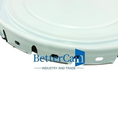 Custom Tin Accessories 0.30mm Metal Lug Lids With Spouts Auto Stamping Machine