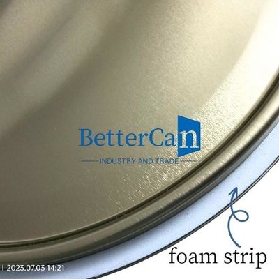 5 Gallon Tin Bucket With Lock Ring White Coated Printing CMYK 20 Liter OEM Package