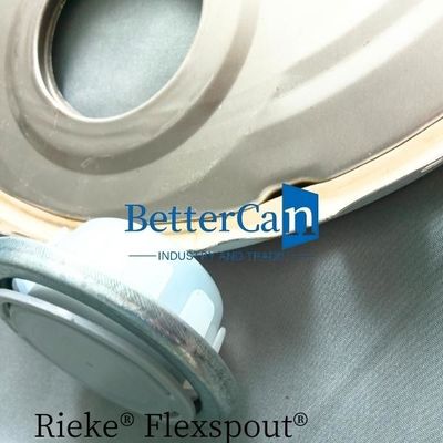 300mm Tin Pail Accessories 0.38mm Metal Lid With Rieke Flexspout Cap For 20l Metal Bucket