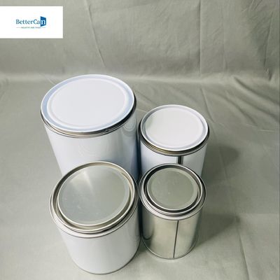 OEM Round 250ml Tin Paint Cans 500ml Paint Container Industrial