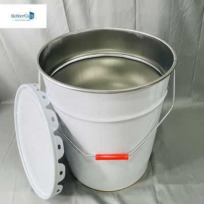 10 Liter Industrial Empty Canister With Lock Ring 0.35mm Thickness 5 Liter Empty Pail