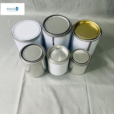 500ml Round Chemical 250ml Empty Paint Tins 0.23mm Thickness