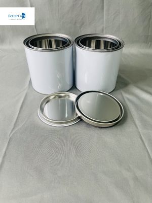 500ml Round Chemical 250ml Empty Paint Tins 0.23mm Thickness