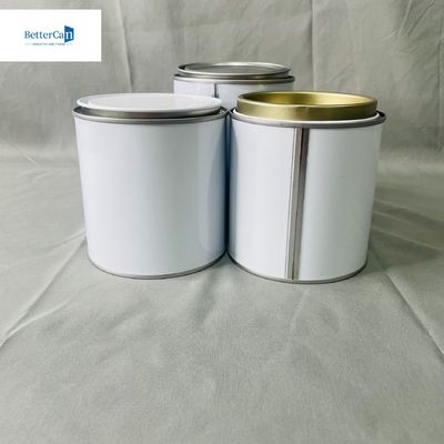 500ml Round Chemical 250ml Empty Paint Tins 0.23mm Thickness