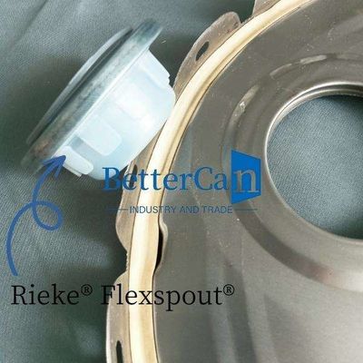 0.35mm Thickness Tin Pail Bucket Lid With Rieke Flexspout Tin Accessories 0.38mm Gauge Pail Lid