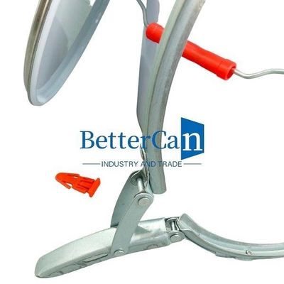 Tinplate Pail With Lock Hoop Tin Accessories 0.38mm Gauge Pail Lid Metal Cover OEM Thickness