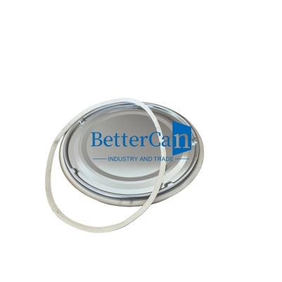 White 10liter Pail With Rubber Strip Gakset 0.28mm Thickness With Lock Hoop Available 